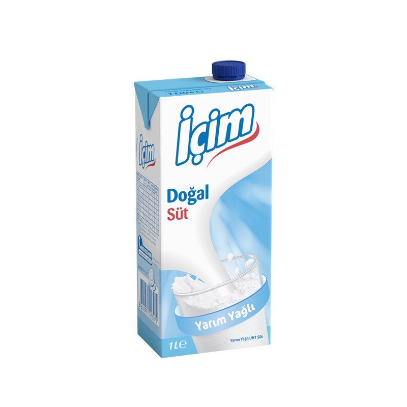 İÇİM YARIM YAĞLI SÜT 1 LT