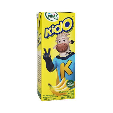 PINAR KİDO MUZLU SÜT 180 ML