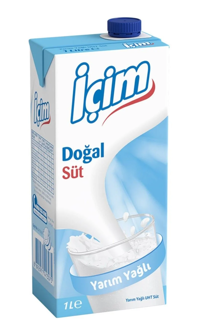 İÇİM YARIM YAĞLI SÜT 1 LT